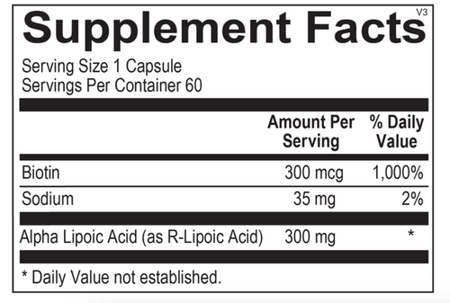 Alpha Lipoic Acid | 60 Capsules