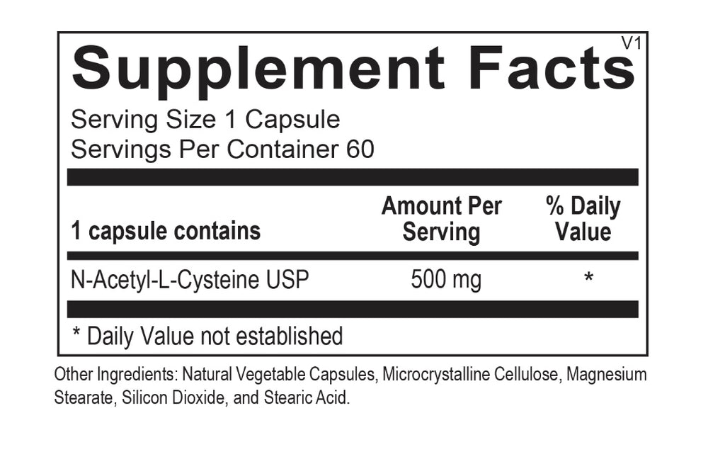 NAC (N-Acetyl Cysteine) | 60 capsules