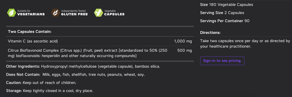 Immune Support Bundle (with Vitamin C + Zinc)